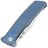 Нож Kansept Bison satin сталь S35VN рукоять Blue Titanium/Frag Pattern