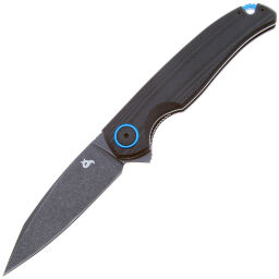 Нож Black Fox Argus blackwash сталь D2 рукоять Black G10 (BF-760)