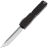 Нож Microtech Ultratech ZBP T/E serrated Stonewash сталь M390MK рукоять Black Aluminum
