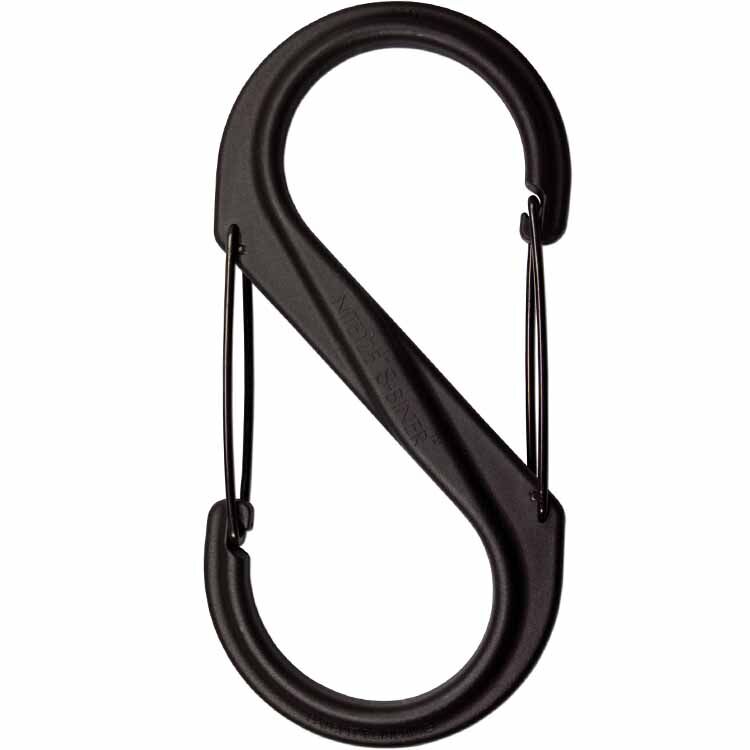 Карабин Nite Ize S-Biner Dual Carabiner Plastic #8 Black (SBP8-03-01BG)