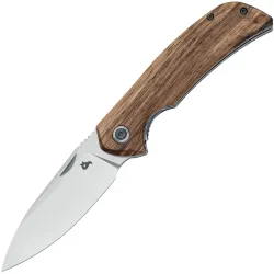 Нож Black Fox Paradigma satin сталь D2 рукоять Zebrawood (BF-781 ZW)