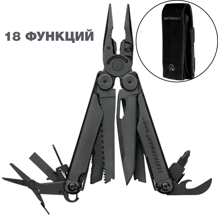 Мультитул Leatherman Wave Plus Black
