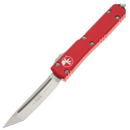 Нож Microtech Ultratech T/E Satin сталь M390 рукоять Red Aluminium (123-4RD)