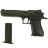 Макет пистолет Desert Eagle США-Израиль 1982г черный (Denix)