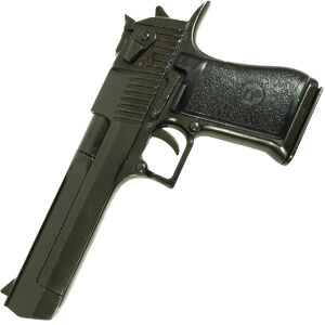 Макет пистолет Desert Eagle США-Израиль 1982г черный (Denix)  (D7/1123)