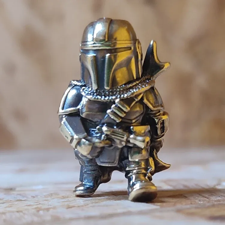 Бусина темлячная Мандалорец латунь (Крымская бронза)