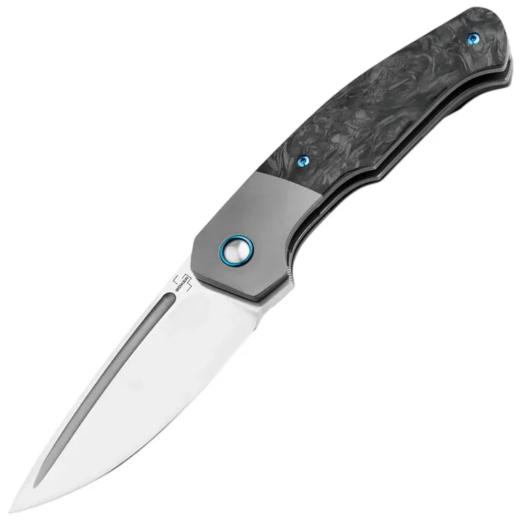 Нож Boker Plus Collection 2025 сталь MagnaCut рукоять Ti/Carbon Fiber (01BP2025)
