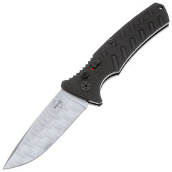 Нож Boker Plus Strike Drop point сталь Damascus рукоять Black Aluminium (01BO507DAM)