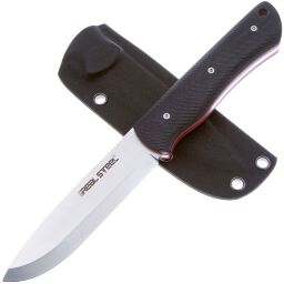 Нож Real Steel Bushcraft Set c доп. накладками Black/White сталь D2 рукоять G10 (3713)