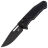Нож FOX New Smarty black PVD сталь N690 рукоять Black Aluminium (FX-503 ALB)