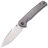 Нож WE Knife Subjugator сталь CPM-20CV рукоять Gray Titanium (WE21014C-1)