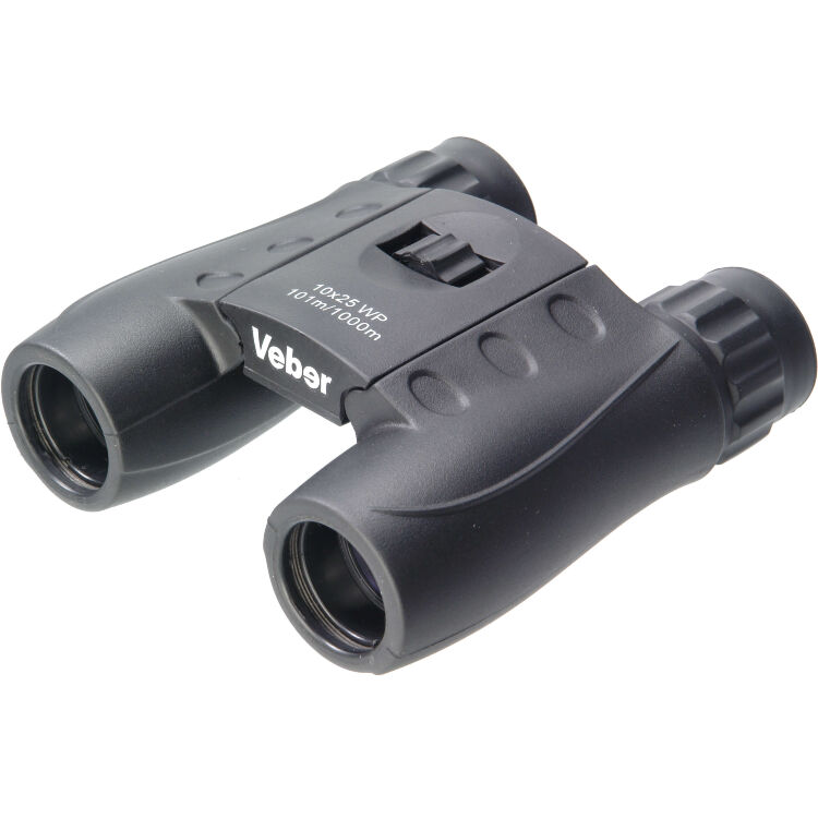 Бинокль Veber 10*25 waterproof черный (20762)