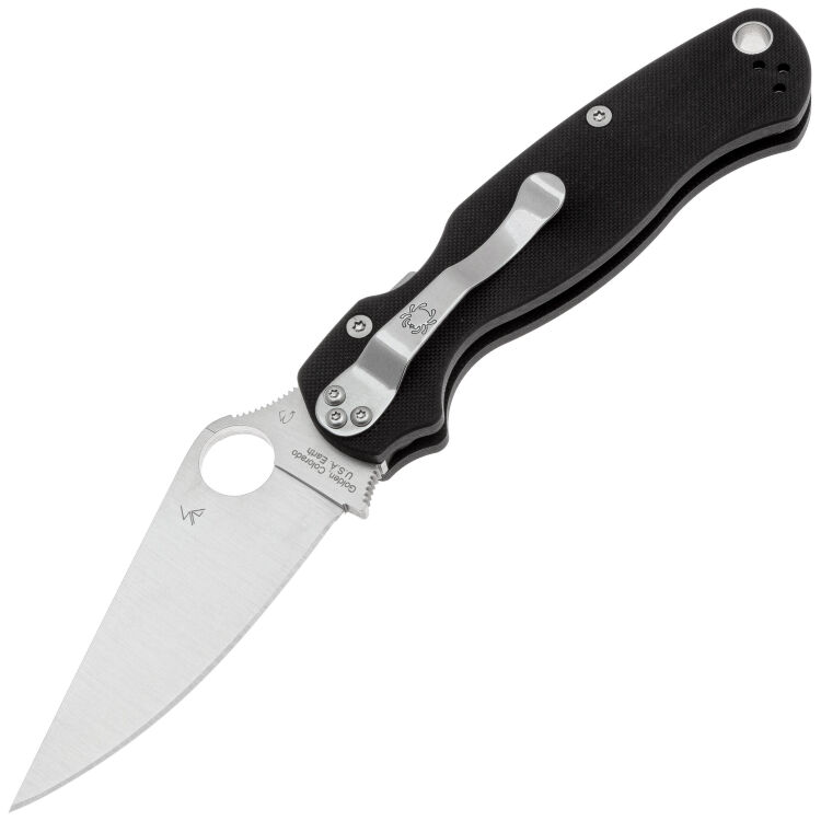 Нож Spyderco Paramilitary 2 Left Hand сталь S45VN рукоять G10 (C81GPLE2)