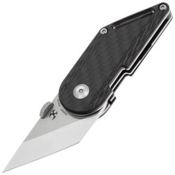 Нож Kansept Dash stonewash сталь S35VN рукоять Carbon Fiber