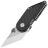 Нож Kansept Dash stonewash сталь S35VN рукоять Carbon Fiber