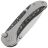 Нож WE Knife Zizzit beadblast сталь CPM-20CV рукоять Gray Titanium/Aluminum Foil CF (WE23031-2)