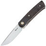 Нож Reate Tribute satin сталь M390 рукоять Ti/Dark matter copper FatCarbon