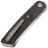 Нож Reate Tribute satin сталь M390 рукоять Ti/Dark matter copper FatCarbon