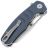 Нож Petrified Fish Trilobite stonewash сталь 14C28N рукоять Blue G10