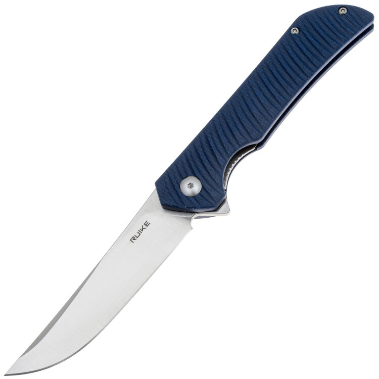 Нож Ruike P122-ME satin cталь 14C28N рукоять Blue Micarta