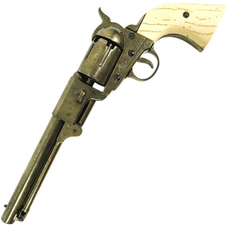 Макет револьвер конфедератов Griswold & Gunnison D7/8083 США 1860г сталь слоновая кость (Denix)
