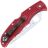 Нож тренировочный Spyderco Endura 4 Trainer сталь AUS-6 рукоять Red FRN (C10TR)