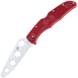 Нож тренировочный Spyderco Endura 4 Trainer сталь AUS-6 рукоять Red FRN (C10TR)