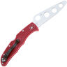 Нож тренировочный Spyderco Endura 4 Trainer сталь AUS-6 рукоять Red FRN (C10TR)