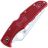 Нож тренировочный Spyderco Endura 4 Trainer сталь AUS-6 рукоять Red FRN (C10TR)
