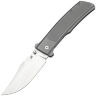 Нож Kansept Bison satin сталь S35VN рукоять Gray Titanium/Frag Pattern