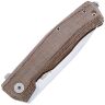 Нож Lion Steel Myto сталь M390 рукоять Natural Canvas Micarta (L/MT01CVN)