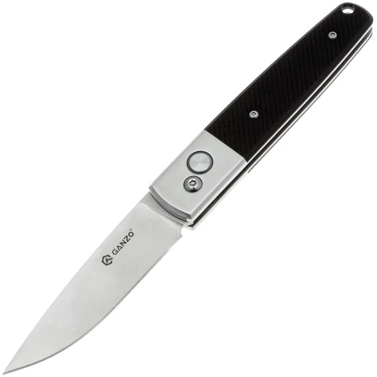 Нож Ganzo G7211-BK cталь 440C рукоять Black G10