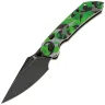 Нож Tenable Fenrir Top Liner Lock blackwash сталь D2 рукоять Green Camouflage G10