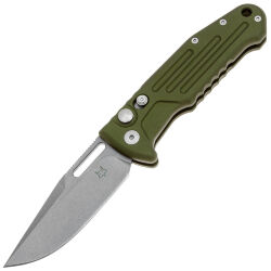 Нож FOX New Smarty stonewash сталь N690 рукоять OD Green Aluminium (FX-503 ALOD)