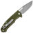 Нож FOX New Smarty stonewash сталь N690 рукоять OD Green Aluminium (FX-503 ALOD)