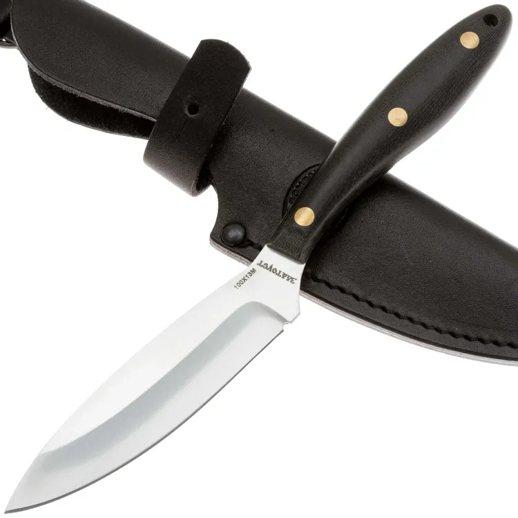 Нож Канадский малый сталь 100Х13М рукоять текстолит (АИР Златоуст)