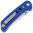 Нож Reate PL-XT Drop Point stonewash сталь Nitro-V рукоять Blue G10