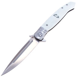 Нож Reptilian НКВД-02-2 сталь D2 рукоять White G10