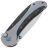 Нож WE Knife Zizzit beadblast сталь CPM-20CV рукоять Gray Titanium/Marble CF (WE23031-3)