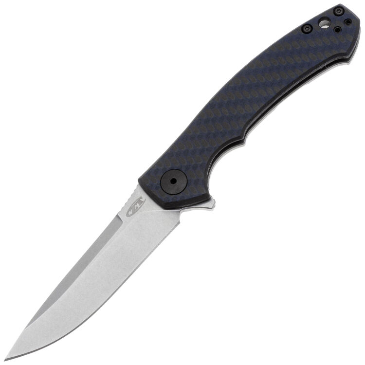 Нож ZT 0450BLUCF сталь Magnacut рукоять Blue Carbon Fiber/Ti