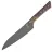 Нож кухонный Microtech 6" Utility Knife DLC сталь M390MK рукоять Bronze Ti/Livewire Carbon Fiber