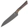 Нож кухонный Microtech 6" Utility Knife DLC сталь M390MK рукоять Bronze Ti/Livewire Carbon Fiber