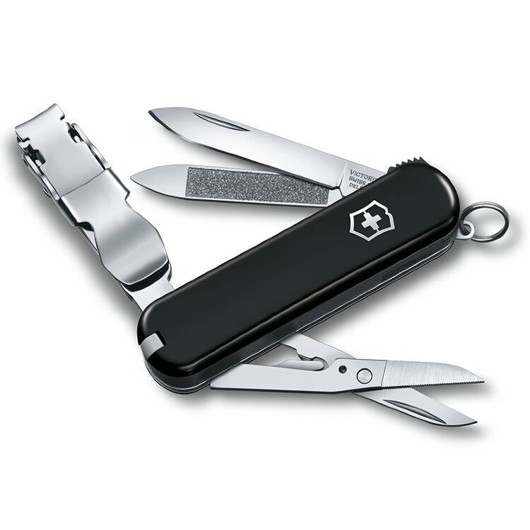 Нож-брелок Victorinox Nail Clip 580 Black 65мм. (0.6463.3)