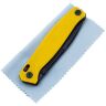 Нож Real Steel Huginn Black сталь VG-10 рукоять Yellow G10 (7653YB)