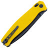 Нож Real Steel Huginn Black сталь VG-10 рукоять Yellow G10 (7653YB)