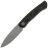 Нож NL Knives Frodo 2.0 Drop point stonewash сталь М390 рукоять Twill 3к CF