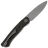 Нож NL Knives Frodo 2.0 Drop point stonewash сталь М390 рукоять Twill 3к CF