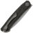 Нож NL Knives Frodo 2.0 Drop point stonewash сталь М390 рукоять Twill 3к CF