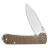 Нож QSP Hawk Satin сталь 14C28N рукоять Brown Micarta (QS131-G)