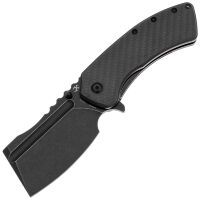 Нож Kansept Korvid XL blackwash сталь S35VN рукоять G10/Carbon Fiber